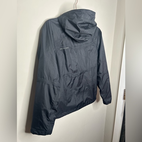 Helly Hansen Yu Ervik Waterproof Rain Full Zip Up Jacket in 990 Black size XS - Picture 6 of 14